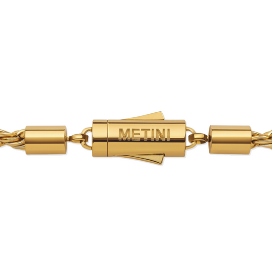 Łańcuch Rope Złoty - 4mm