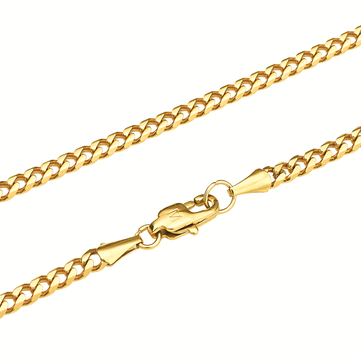 Łańcuch Cuban Złoty - 3mm