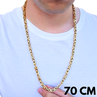 Łańcuch Cesarski Złoty - 6mm