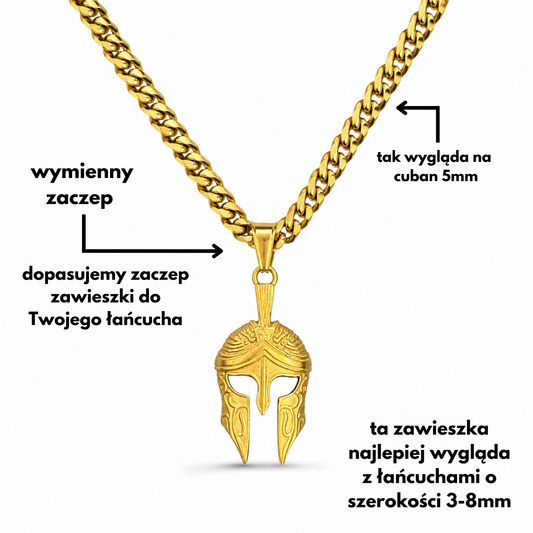 Zawieszka Sparta Złota