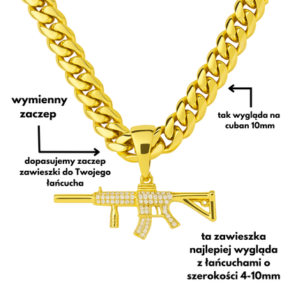 Zawieszka M4 Złota