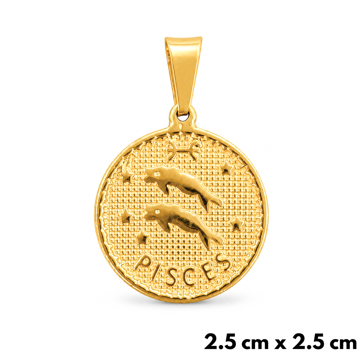 Zawieszka Ryby Pisces Złota