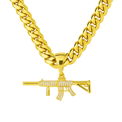 Zawieszka M4 Złota