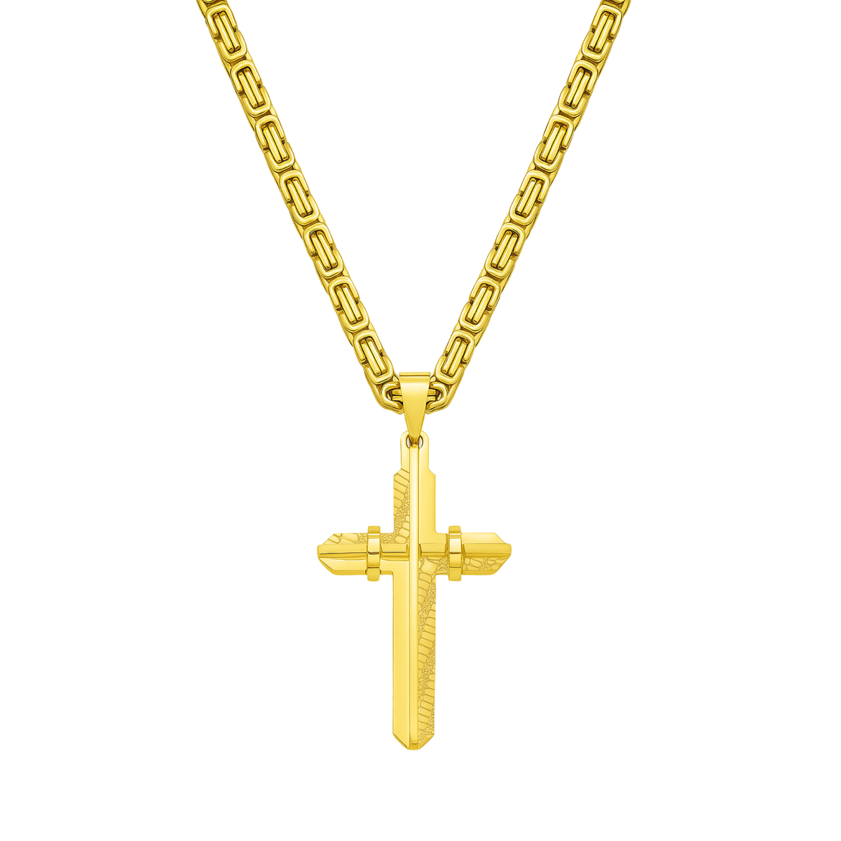 Zawieszka Modern Cross Złota