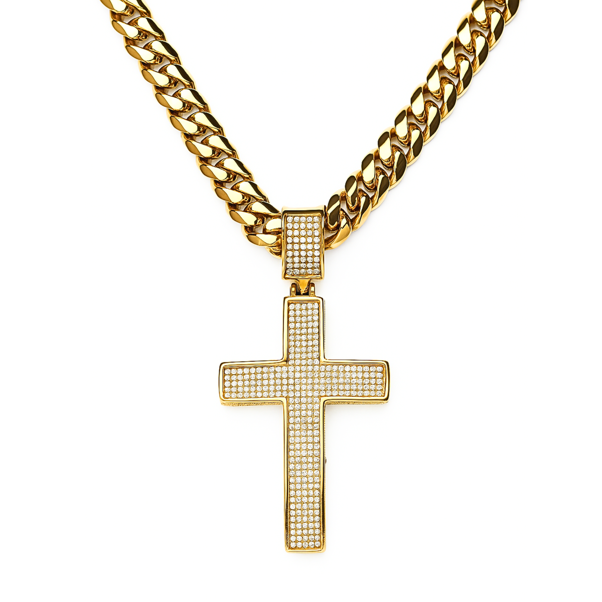 Zawieszka Unbroken Cross Złota