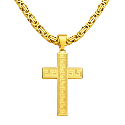 Zawieszka Ancient Cross Złota