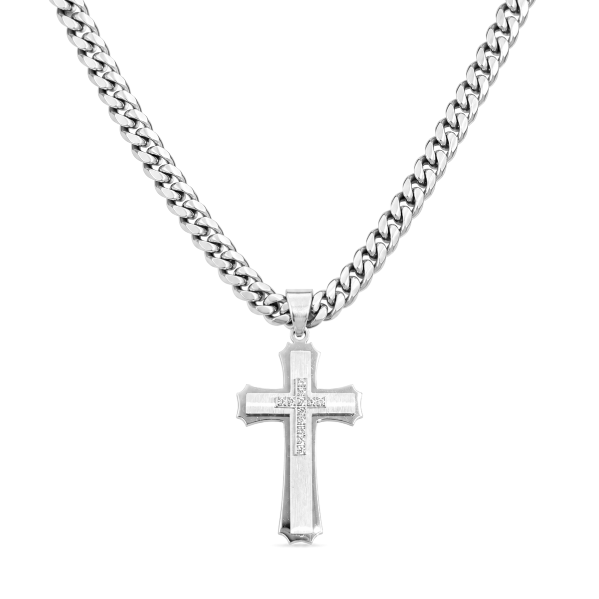 Zawieszka Royal Cross Białe Złoto