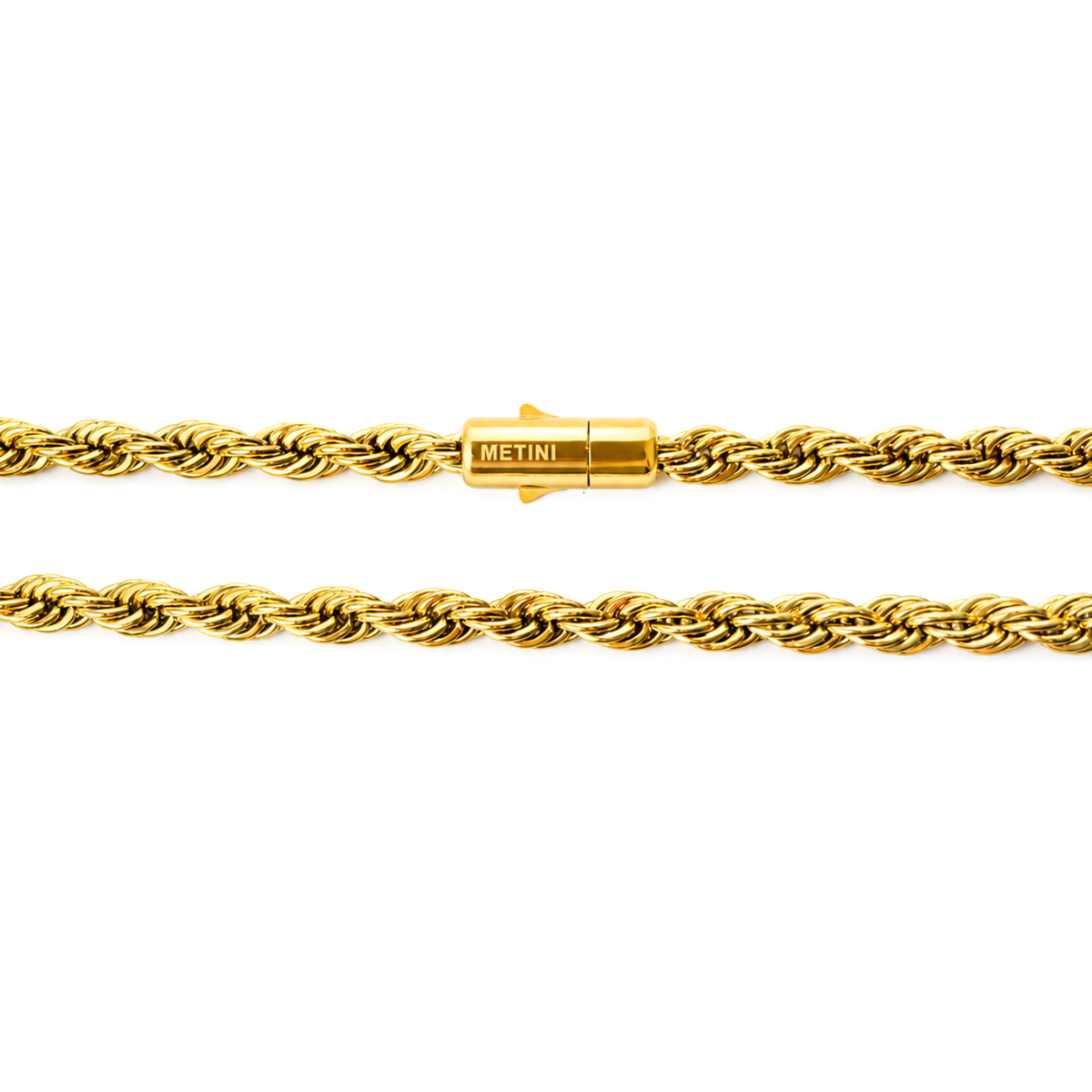 Łańcuch Rope Złoty - 8mm
