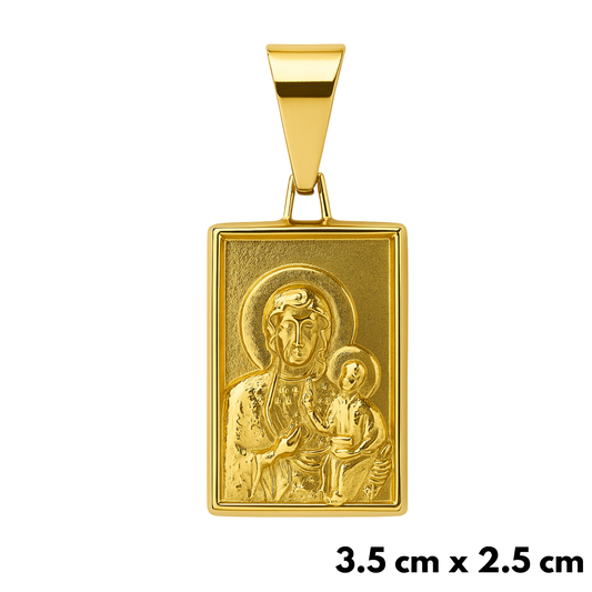 Zawieszka Matka Boska Częstochowska Złota