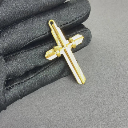 Zawieszka Modern Cross Złota