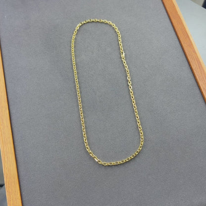 Łańcuch Ankier Złoty - 4mm