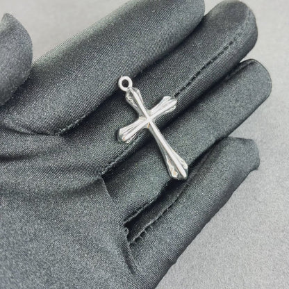 Zawieszka Grace Cross Białe Złoto