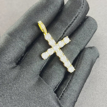 Zawieszka Crystal Cross Złota