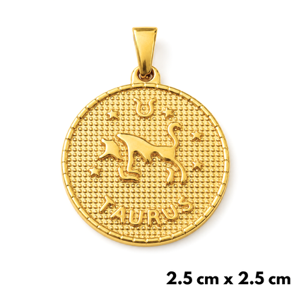 Zawieszka Byk Taurus Złota