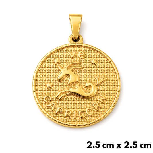 Zawieszka Koziorożec Capricorn Złota